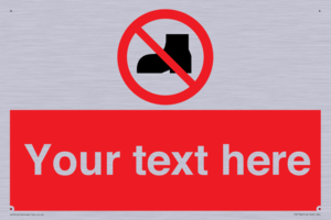 Custom No outdoor footwear